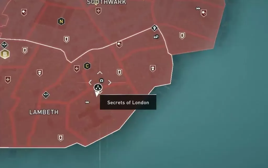 secret 5 lambeth map