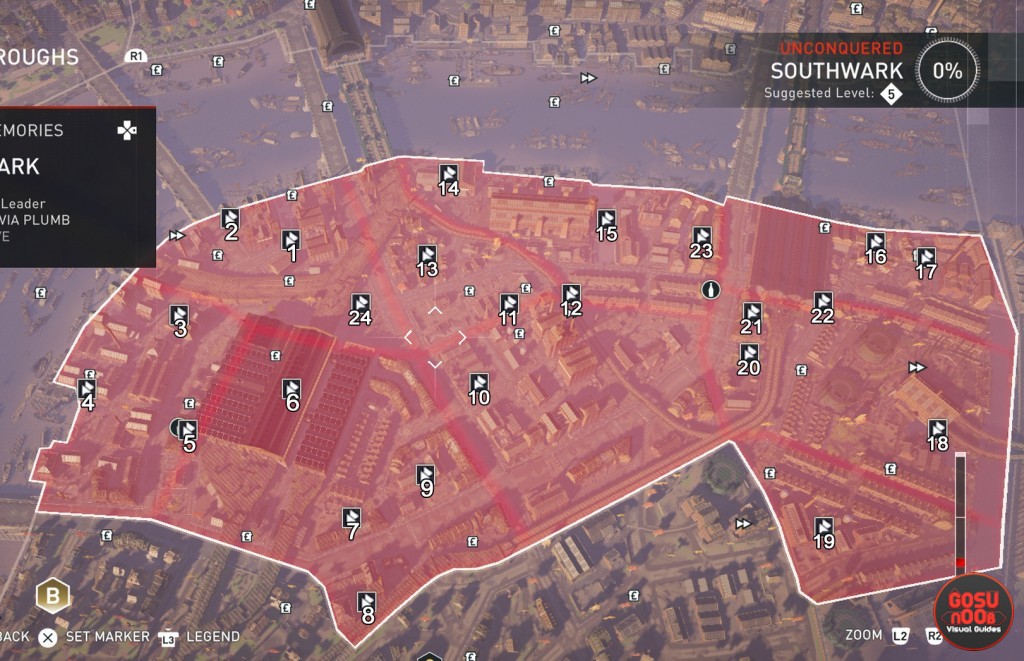 southwark-helix glitches locations map
