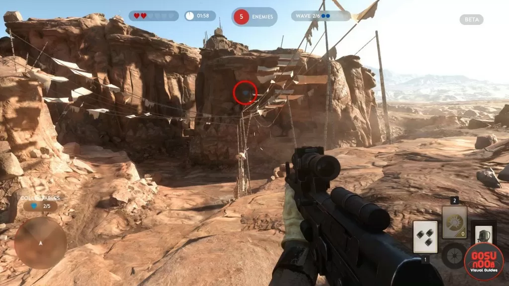 star wars battlefront collectibles survival mode