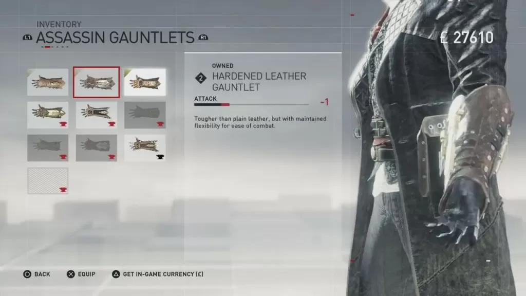 syndicate hardened leather gauntlet