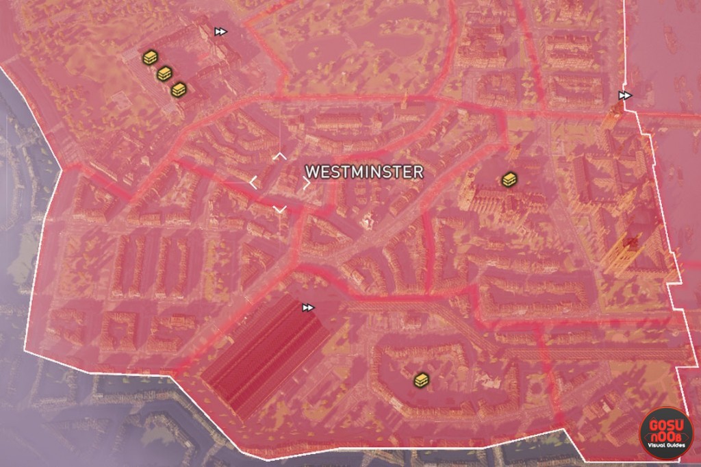 westminster locked chest map