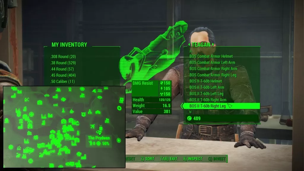 Fallout 4 T-60 Power Armor location the prydwen