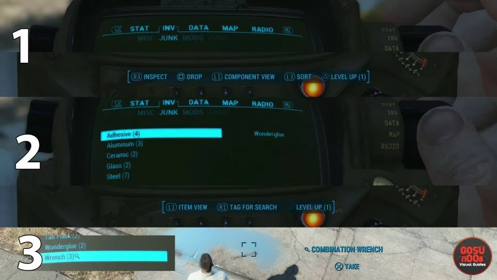 Fallout 4 Finding the Wanted Crafting Material