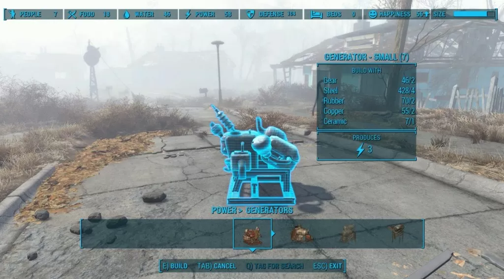 Fallout 4 small generator