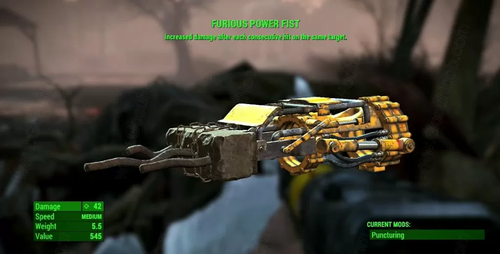 Furious Power Fist fo4