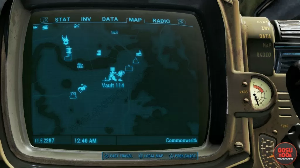 Speech Bobblehead location map fallout 4