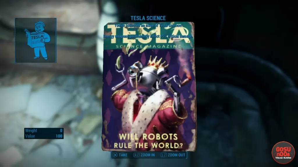 fallout 4 tesla science magazine