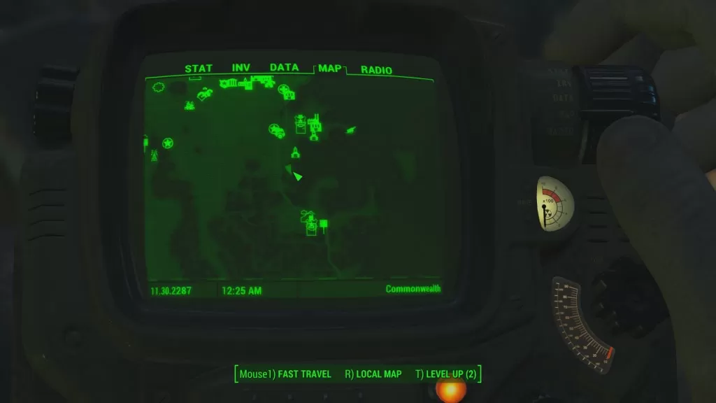 kid in a fridge start map fallout 4