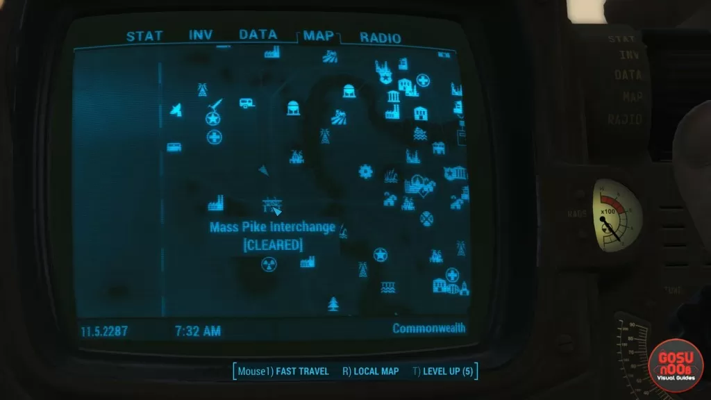 power armor T 51 map