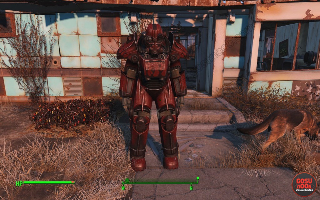 red power armor color