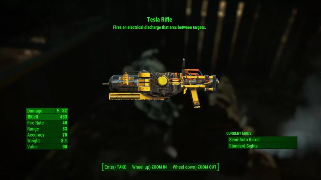 tesla rifle fo4 automatron dlc best weapons