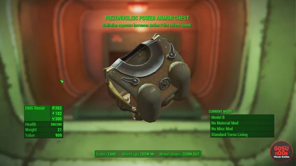 unique armor fallout 4 piezonucleic