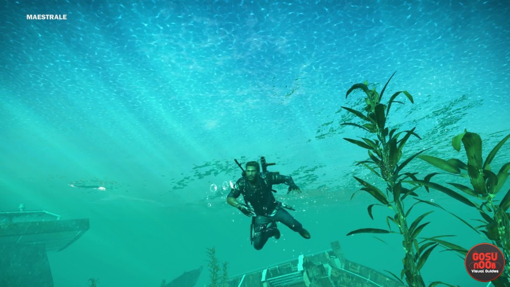 how to swim and dive in just cause 3