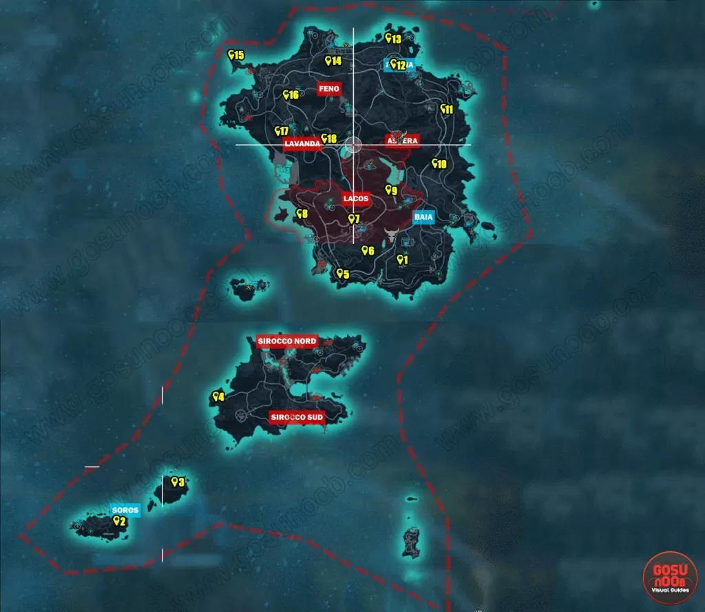 insula fonte rebel shrine locations map