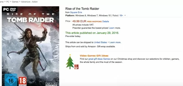 rise of the tomb raider release date