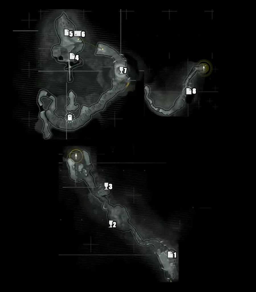 glacial cavern collectible locations map rottr