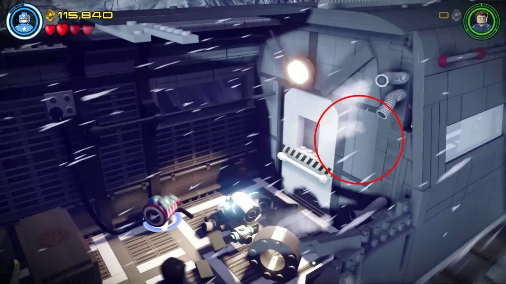 lego marvel's avengers level 3 minikit train location