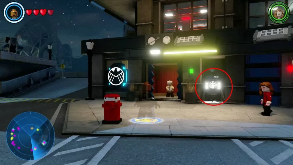 stan lee in peril shield base location