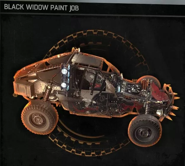 Dying Light Black Widow Paint Job