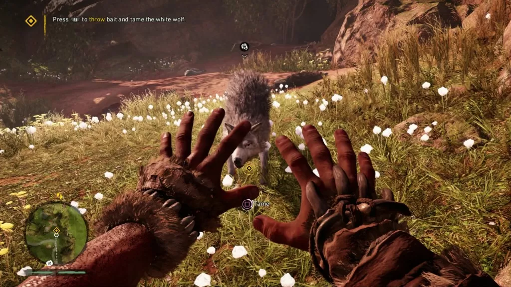 Tame White Wolf Far Cry Primal