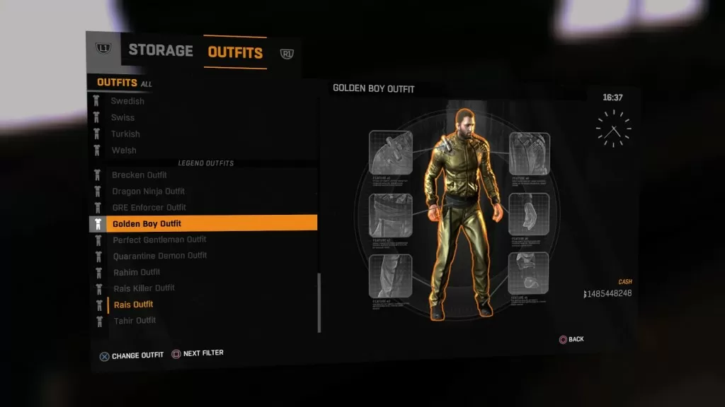 Golden Boy Outfit