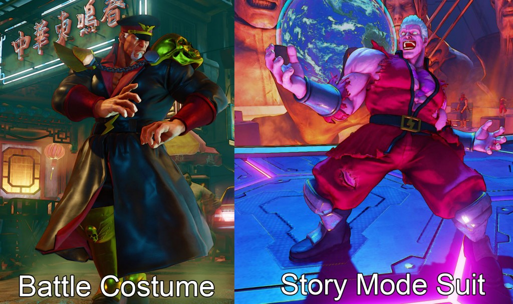 street fighter 5 bison outfits