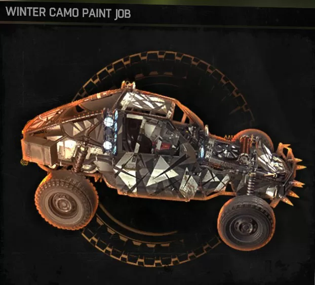 winter camo paint job showcase