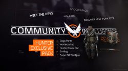Hunter Pack The Division Shotgun Outfit Bundle