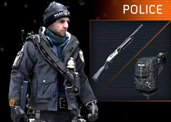 Police Pack Outfit Shotgun NY Bundle