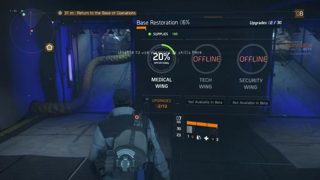 The Division Medical Tech Security Wings