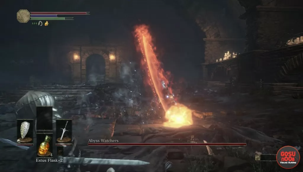 abyss watchers fire sword attack