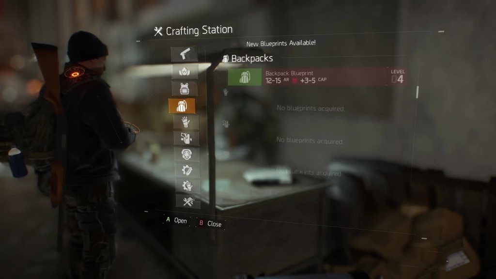 division blueprints crafting items