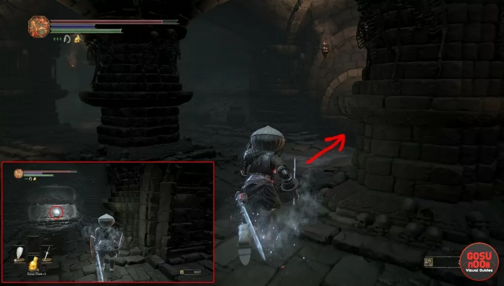 dks3 carthus catacombs illusory wall