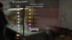 material conversion the division