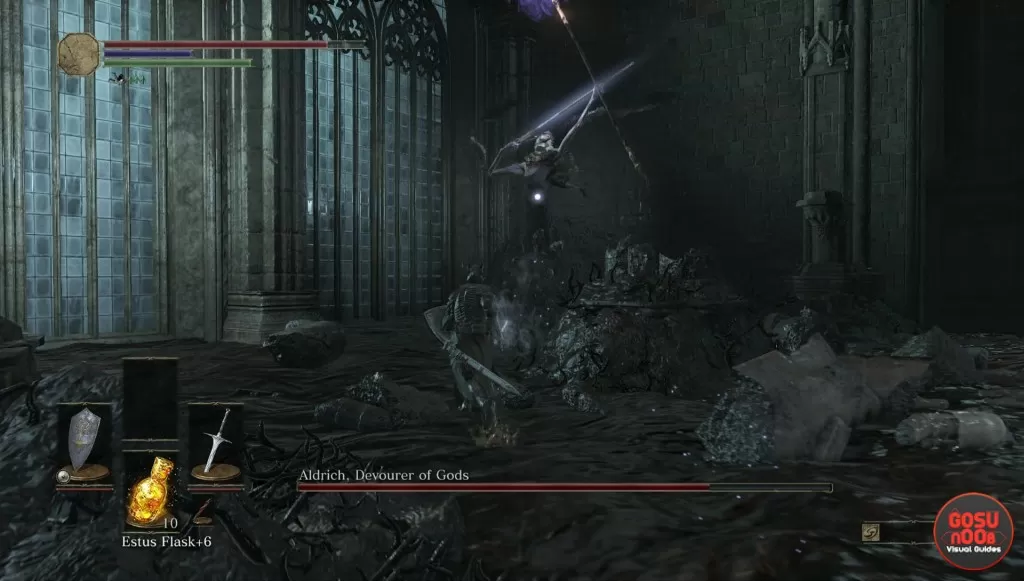 Aldrich Charging Arrow Attack Animation Dark Souls 3