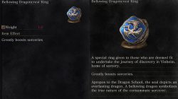Bellowing Dragoncrest Ring Dark Souls 3