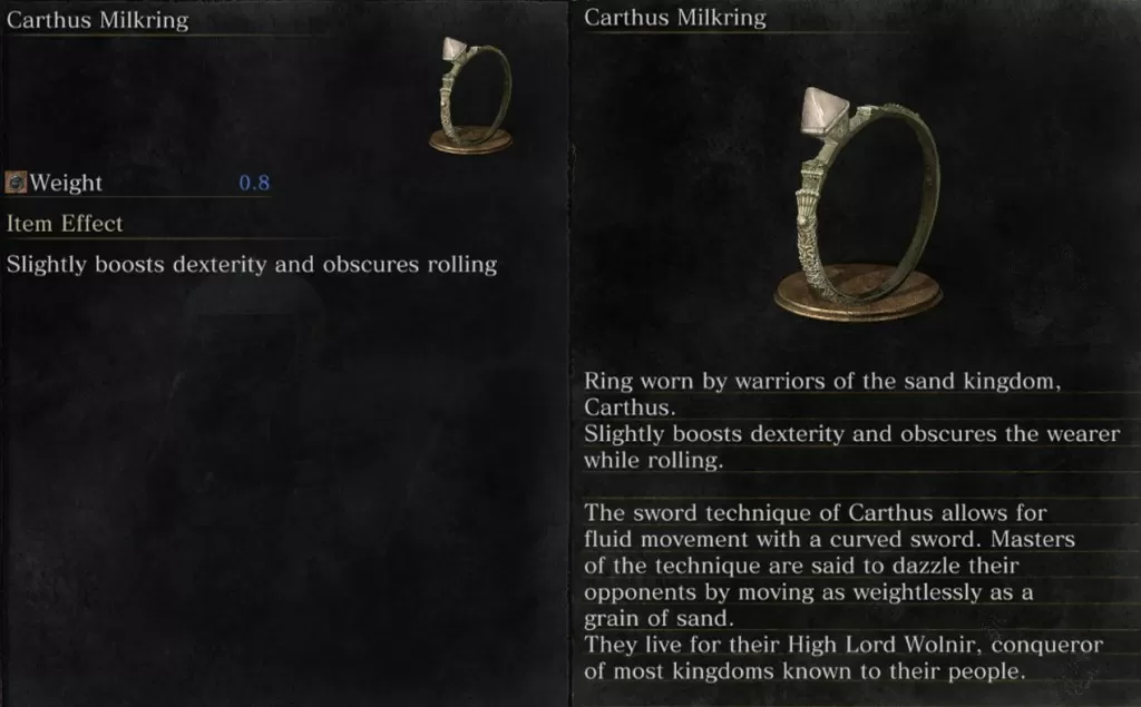 Carthus Milkring Dark Souls 3