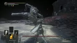 Champion Gundyr Leg Hit Dark Souls 3