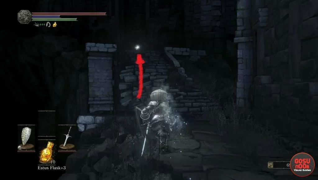 Chaos Blade Exact Location Dark Souls 3