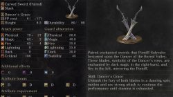 Dancer's Enchanted Swords Weapon Dark Souls 3
