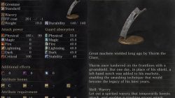Dark Souls 3 Yhorm's Great Machete Weapon
