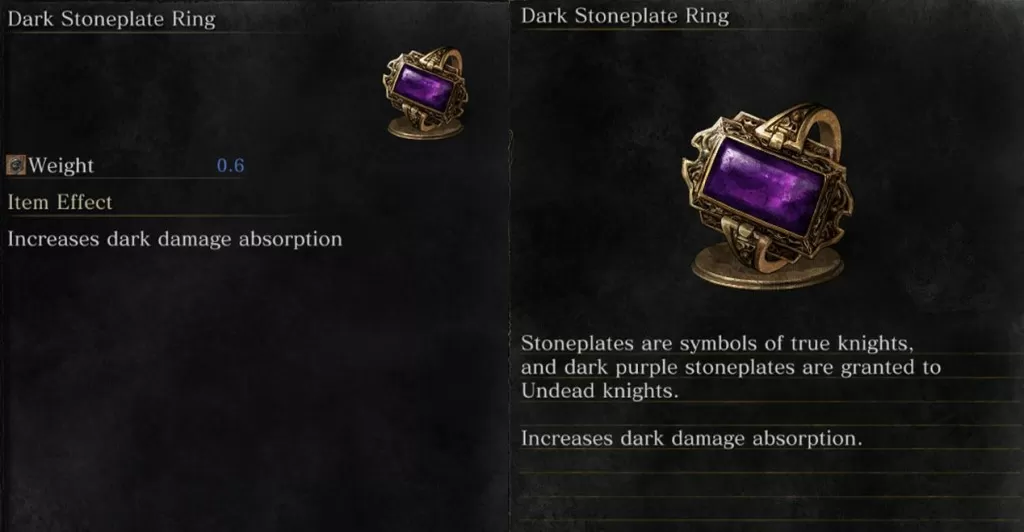 Dark Stoneplate Ring Dark Souls 3