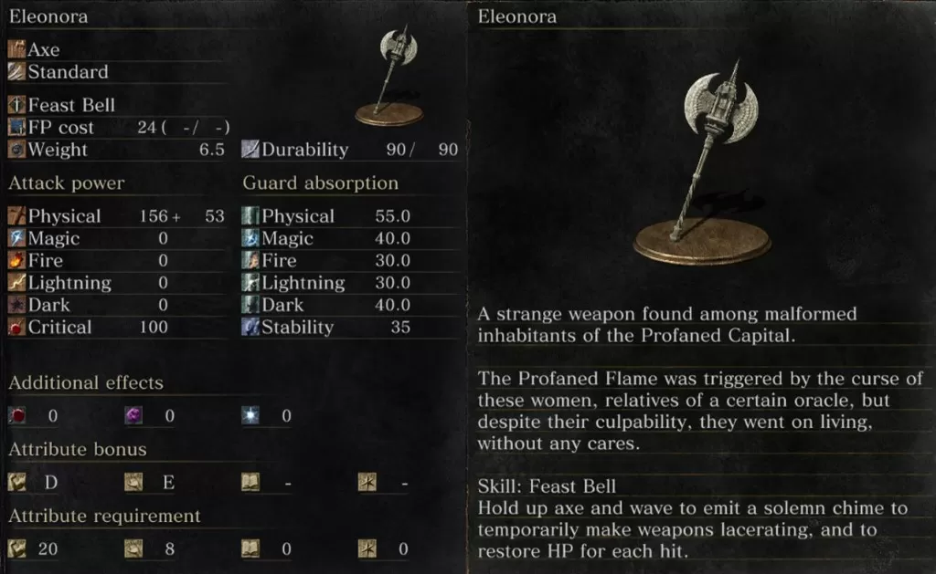 Eleonora Weapon Dark Souls 3