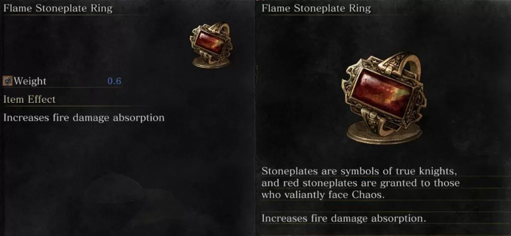 Flame Stoneplate Ring Item Dark Souls 3