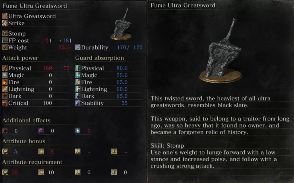 Fume Ultra Greatsword Dark Souls 3