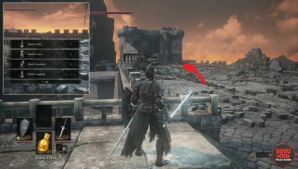 Havel's Armor Set Exact Location Dark Souls 3