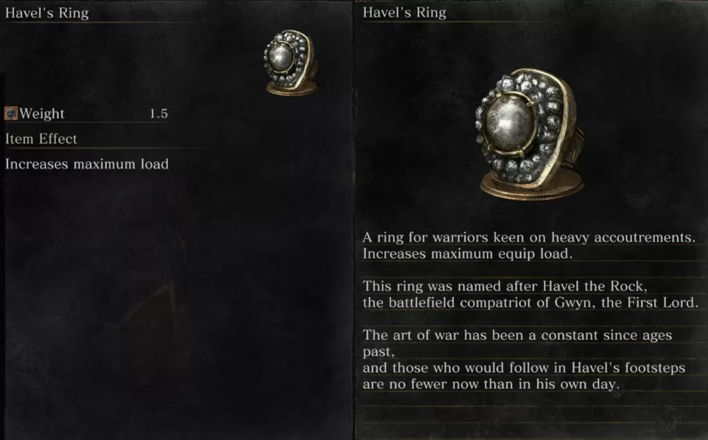 Havel's Ring Dark Souls 3