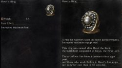 Havel's Ring Dark Souls 3