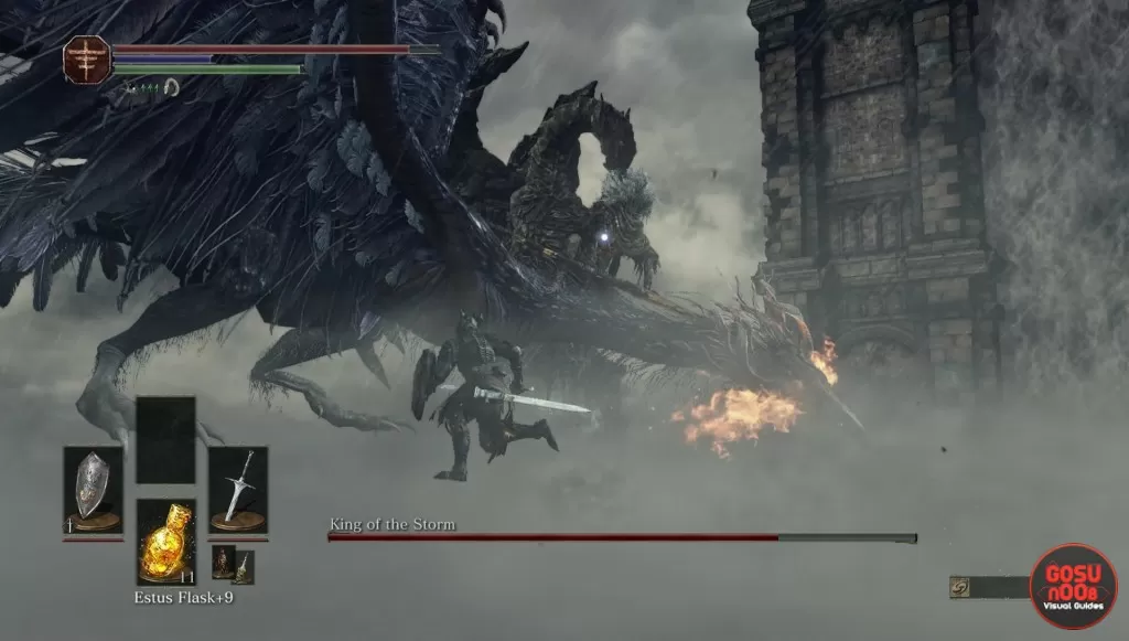 King of the Storm Dragon's Breath Dark Souls 3