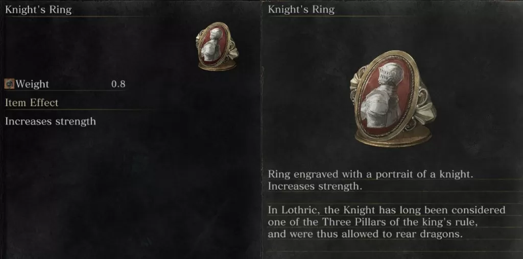 Knight's Ring Dark Souls 3